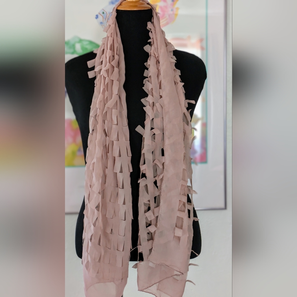 Mauve Berkeley Scarf with Cut Out Detail 2011